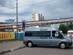 Бесплатный автобус Genser в пункт аренды автомобилей АрендаАвто-мсс на ул.Добролюбова