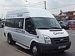 Бесплатный автобус Genser в пункт аренды автомобилей АрендаАвто-мсс на Новорязанском шоссе